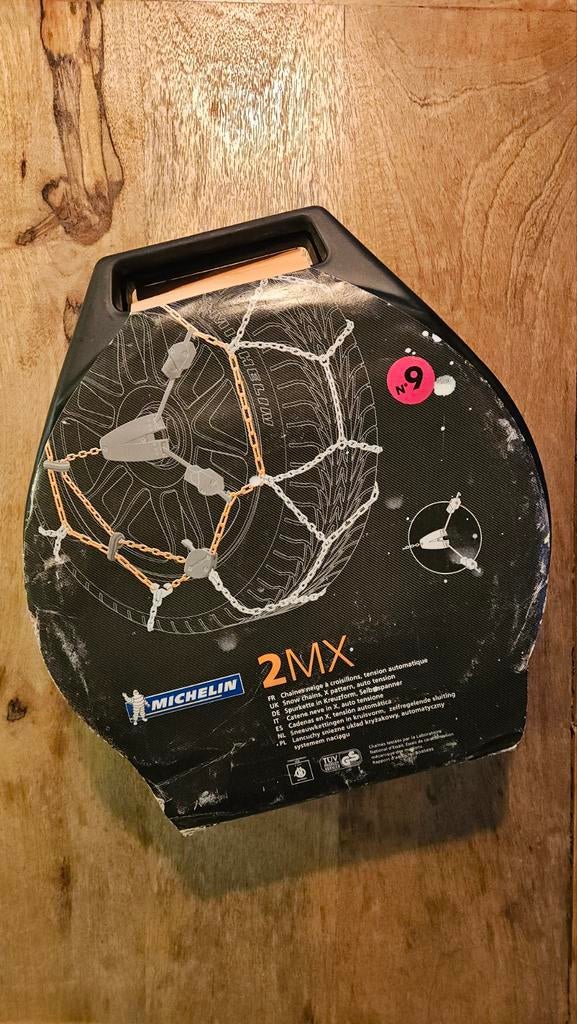 Sneeuwkettingen 2mx maat 9, michelin, Ophalen
