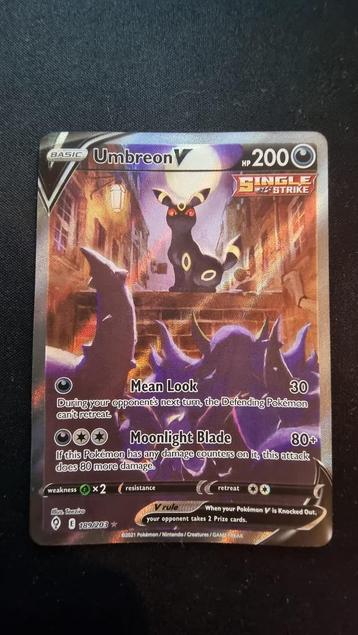 Umbreon V Evolving Skies #189 beschikbaar voor biedingen
