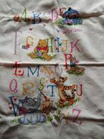 Geborduurd Poeh abc, Ophalen, Minder dan 50 cm, Zo goed als nieuw, Schilderij