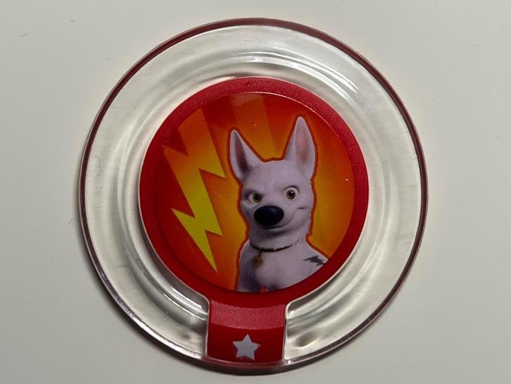 Disney Infinity 1.0 Bolt's Super Strength power disc, Spelcomputers en Games, Games | Nintendo Wii U, Zo goed als nieuw, Role Playing Game (Rpg)