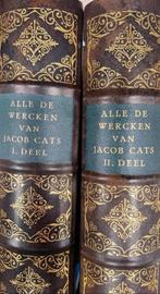 Jacob Cats  boeken Deel I & II, Ophalen of Verzenden