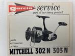 Garcia service boekje van Mitchell 302 N 303 N molen 540, Gebruikt, Ophalen of Verzenden, Molen