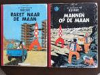 Kuifje 2 antieke drukken uit 1954 en 1956, Boeken, Gelezen, Ophalen of Verzenden, Meerdere stripboeken