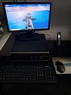 Windows 10 HP Desktop incl monitor, muis en toetsenbord, Computers en Software, Desktop Pc's, Ophalen, Gebruikt, Met monitor, 8 GB