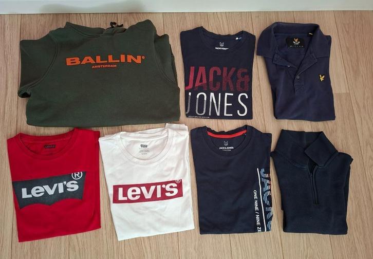 Kledingpakket jongen maat 164 / 14, Kinderen en Baby's, Kinderkleding | Maat 164, Gebruikt, Jongen, Shirt of Longsleeve, Ophalen of Verzenden
