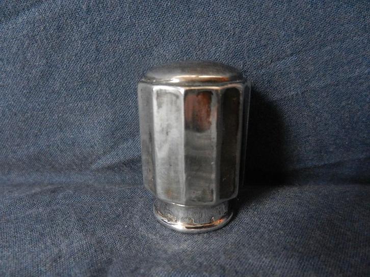 Fraaie flessenstop / wandelstokknop H. Wurm Braunsweig Deco, Antiek en Kunst, Antiek | Goud en Zilver, Zilver, Ophalen of Verzenden