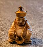 Ivoren Boeddha met Gouden Details, Antiek en Kunst, Ophalen of Verzenden