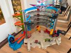 Hot Wheels Auto parkeergarage met Geluid, Kinderen en Baby's, Speelgoed | Racebanen, Ophalen, Racebaan, Zo goed als nieuw, Hot Wheels