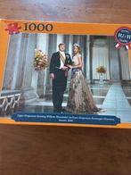 Puzzel Koning Willem-Alexander en Koningin Máxima, Ophalen of Verzenden, 500 t/m 1500 stukjes, Zo goed als nieuw, Legpuzzel