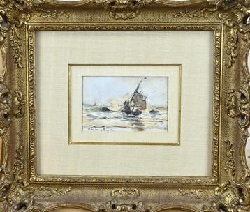 Gerhard Morgenstjerne Munthe, Bomschuit op zee beschikbaar voor biedingen