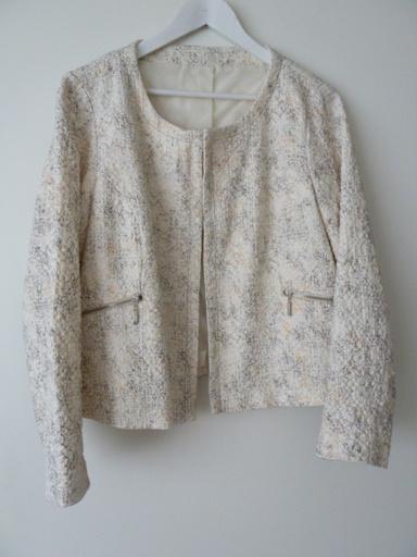 Zomer jasje creme kleur maat 44/46 Promiss, Promiss, Beige, Maat 42/44 (L), Nieuw