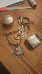 Lot Zilveren Sieraden en Snuisterijen, Antiek en Kunst, Ophalen of Verzenden, Zilver