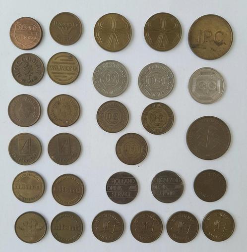 Koffiemunten automaatmunten tokens verzameling, Verzamelen, Overige Verzamelen, Ophalen of Verzenden