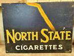 Oud reclamebord North State cigarettes, Verzamelen, Ophalen of Verzenden, Gebruikt, Reclamebord