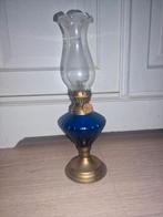 Kleine blauwe olielamp, Antiek en Kunst, Ophalen