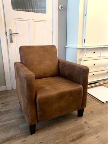 Fauteuil in nubuck-stof  beschikbaar voor biedingen