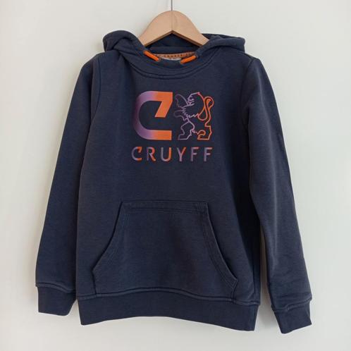 Cruyff hoodie / sweater / trui staal grijs maat 140, Kinderen en Baby's, Kinderkleding | Maat 140, Gebruikt, Jongen, Trui of Vest