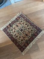 Vintage vloerkleed 85x88., Gebruikt, 50 tot 100 cm, Vierkant, Crème