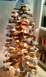 Houten kerstboom, Ophalen, Gebruikt