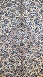 Perzische tapijt Kashan 195x297 handgeknoopt, Huis en Inrichting, Ophalen, Crème, 150 tot 200 cm, Rechthoekig