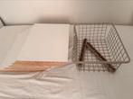 Ikea komplement 8 planken en 1 draadmand 50x35 cm, Ophalen of Verzenden, Zo goed als nieuw