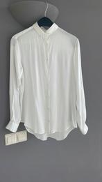 Xacus witte off white zijden blouse mt 36 it 42, Kleding | Dames, Blouses en Tunieken, Ophalen of Verzenden, Gedragen, Maat 36 (S)