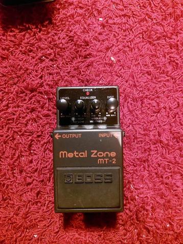Boss MT-2 Metal Zone distortion pedaal beschikbaar voor biedingen