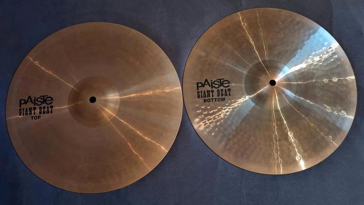 Paiste Giant Beat Hihats 14 inch, Muziek en Instrumenten, Drumstellen en Slagwerk, Zo goed als nieuw, Overige merken, Ophalen of Verzenden