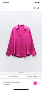 Nieuw roze blouse  van Zara mt L, Nieuw, Zara, Maat 38/40 (M), Ophalen of Verzenden
