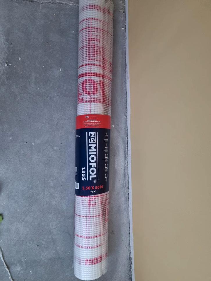 Restant Dampwerende Folie - Bijna Volle Rol!, Doe-het-zelf en Verbouw, Isolatie en Afdichting, Ophalen