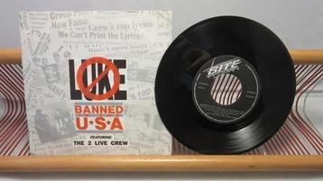 Luke Featuring The 2 Live Crew, Banned In The U.S.A. (7") beschikbaar voor biedingen