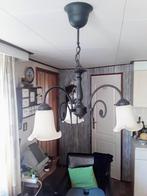Art Deco melkglazen hanglamp en wandlamp., Huis en Inrichting, Lampen | Hanglampen, Ophalen, Zo goed als nieuw, Minder dan 50 cm