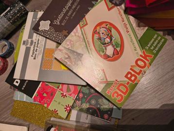Crea Kerst Pakket - Borduren, Kaarten, Papier beschikbaar voor biedingen