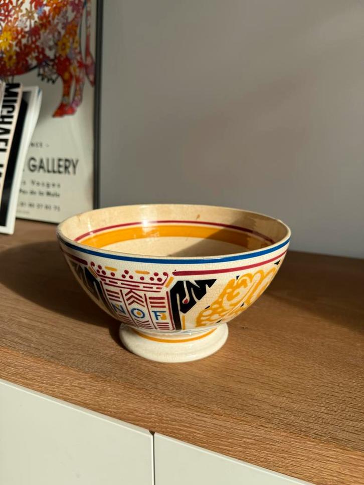 Calvé NOF Aardewerk Kom - Roland Holst - 1924, Antiek en Kunst, Antiek | Keramiek en Aardewerk, Ophalen of Verzenden