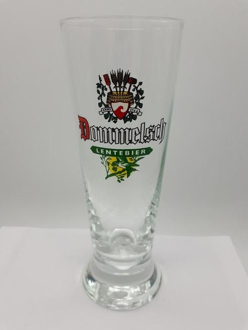 Dommelsch Lentebier Glas op dikke voet, Verzamelen, Biermerken, Zo goed als nieuw, Glas of Glazen, Dommelsch, Ophalen of Verzenden