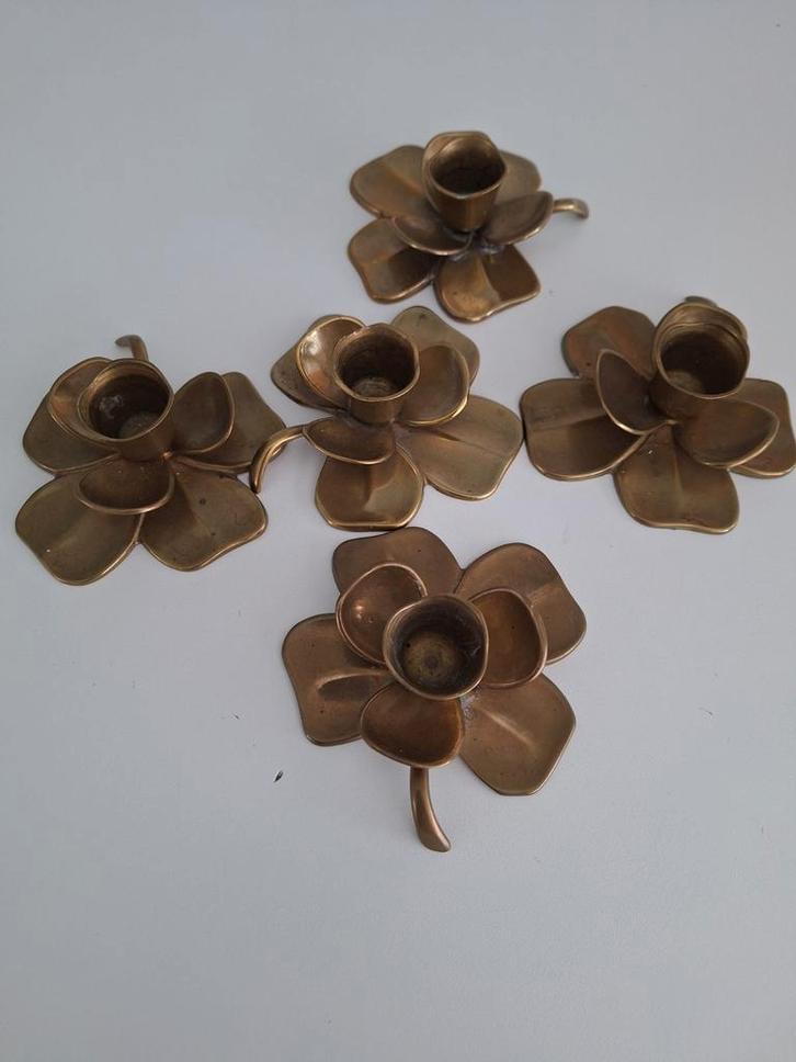 Kaarsenstandaards, Huis en Inrichting, Woonaccessoires | Kandelaars en Kaarsen, Minder dan 25 cm, Overige materialen, Ophalen of Verzenden