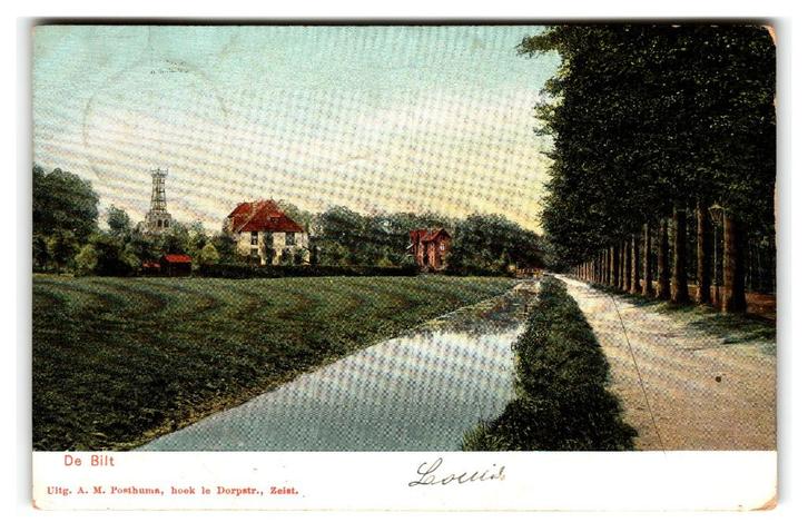 De Bilt, Verzamelen, Ansichtkaarten | Nederland, Gelopen, Utrecht, Voor 1920, Verzenden