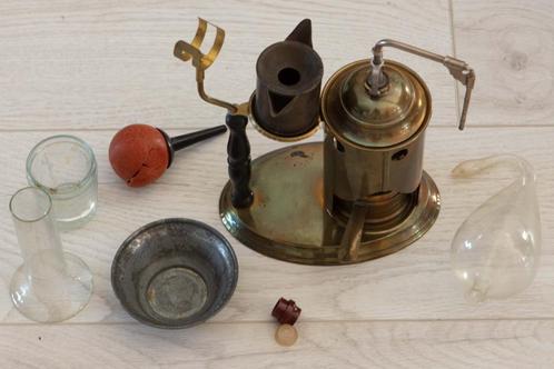 Koperen kook-/destilleertoestelletje met diverse toebehoren, Hobby en Vrije tijd, Overige Hobby en Vrije tijd, Gebruikt, Ophalen