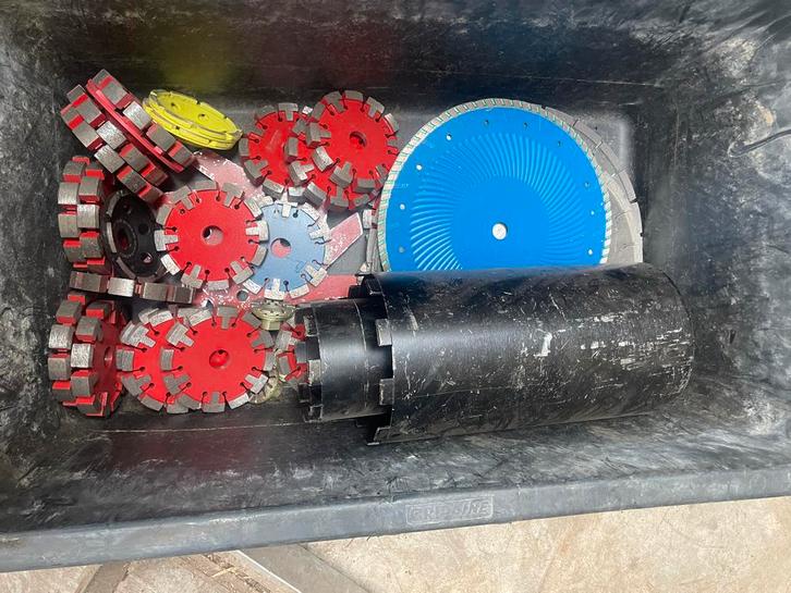 Partij Diamant Gereedschap, Doe-het-zelf en Verbouw, Gereedschap | Overige machines, Gebruikt, Ophalen
