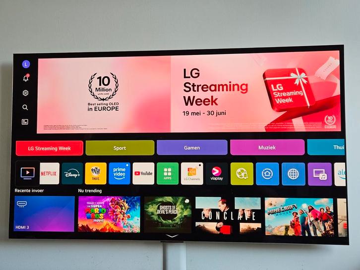 LG OLED 55 inch - OLED55C25LB, Audio, Tv en Foto, Televisies, Gebruikt, OLED, 100 cm of meer, LG, Smart TV, Ophalen