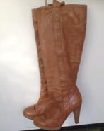 Hoge kalfslederen laarzen, Ophalen of Verzenden, Zo goed als nieuw, Zwart, Hoge laarzen