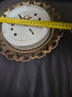 Antieke Plafonlamp met Glas, Huis en Inrichting, Ophalen of Verzenden, Gebruikt, Glas, Antiek