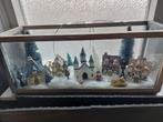 Prachtig Kerstdorp in Glazen Kast, Ophalen of Verzenden, Zo goed als nieuw