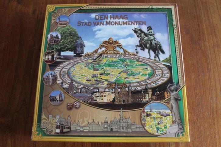 Bordspel City Game Den Haag Stad van Monumenten, Hobby en Vrije tijd, Gezelschapsspellen | Bordspellen, Zo goed als nieuw, Een of twee spelers