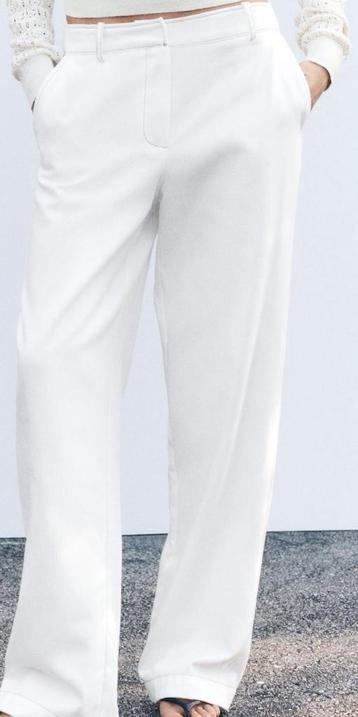 Zara witte  dunne jeans met dierenprint riem nieuw XS beschikbaar voor biedingen