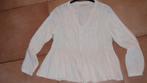 NIEUW Dames blouse NUMPH maat 40 creme wijdvallend viscose, Maat 38/40 (M), Overige kleuren, Nieuw, Ophalen of Verzenden