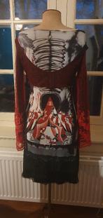 Mooie (kerst)jurk Save the Queen s/m, Kleding | Dames, Maat 38/40 (M), Overige kleuren, Zo goed als nieuw, Knielengte