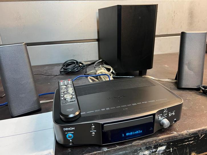 Denon S-102 integrated entertainment system.2.1, Audio, Tv en Foto, Stereo-sets, Zo goed als nieuw, Cd-speler, Dvd-speler, Tuner of Radio