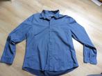Blauw bewerkt overhemd van Angelo Litrico (c&a), Kleding | Heren, Overhemden, Blauw, Angelo Litrico, Ophalen of Verzenden, Zo goed als nieuw
