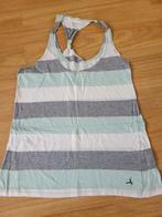 Blauw/grijs/witte top, H&M, maat S, H&M, Blauw, Ophalen of Verzenden, Gedragen